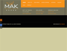 Tablet Screenshot of makrestaurant.com